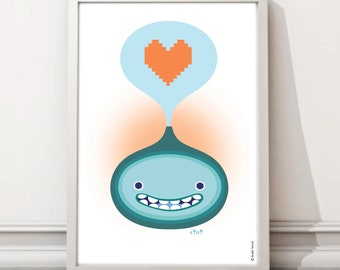 buddi cini heart digital artwork