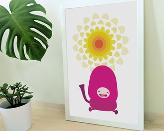 buddi iso sunshine digital artwork