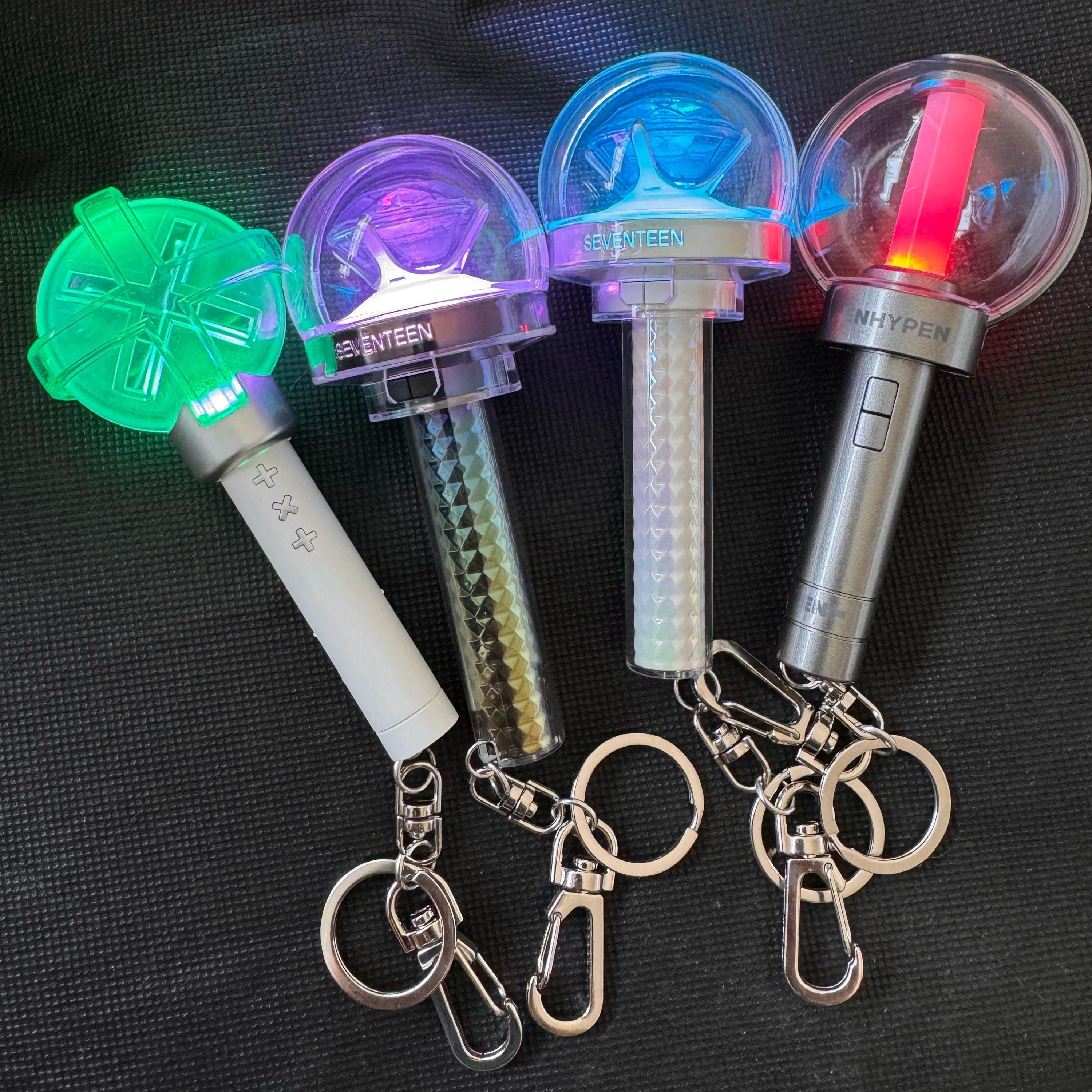 Mini Lightstick With Keyring | ENHYPEN | SEVENTEEN | TXT | Kpop - Etsy