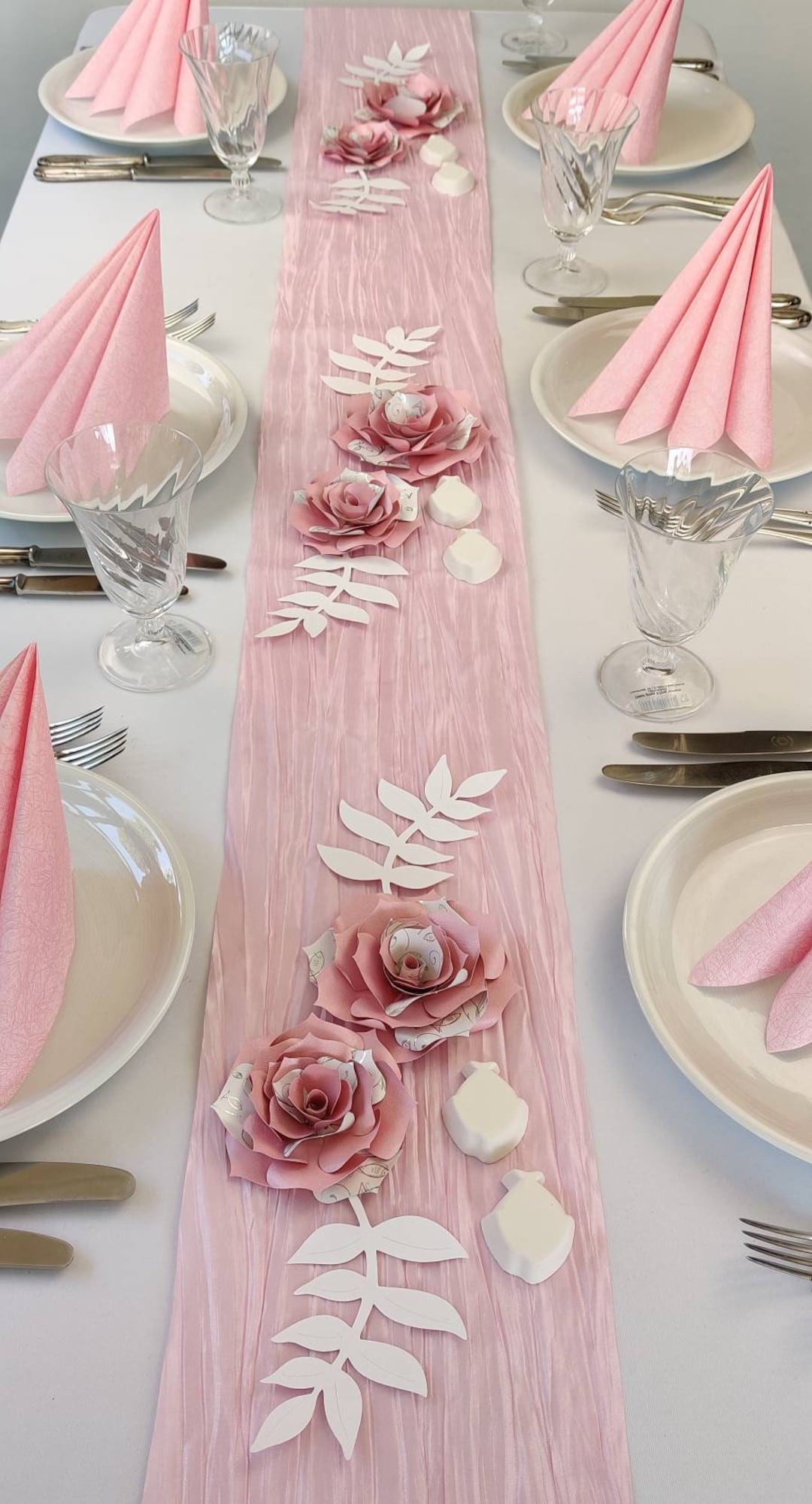 Deko-Set Für Taufe/Kommunion/Konfirmation – 10 Ballons, 18 Holz-Fische, 3 Deko-Fische, 20 Servietten In Rosa/Pink/Weiß