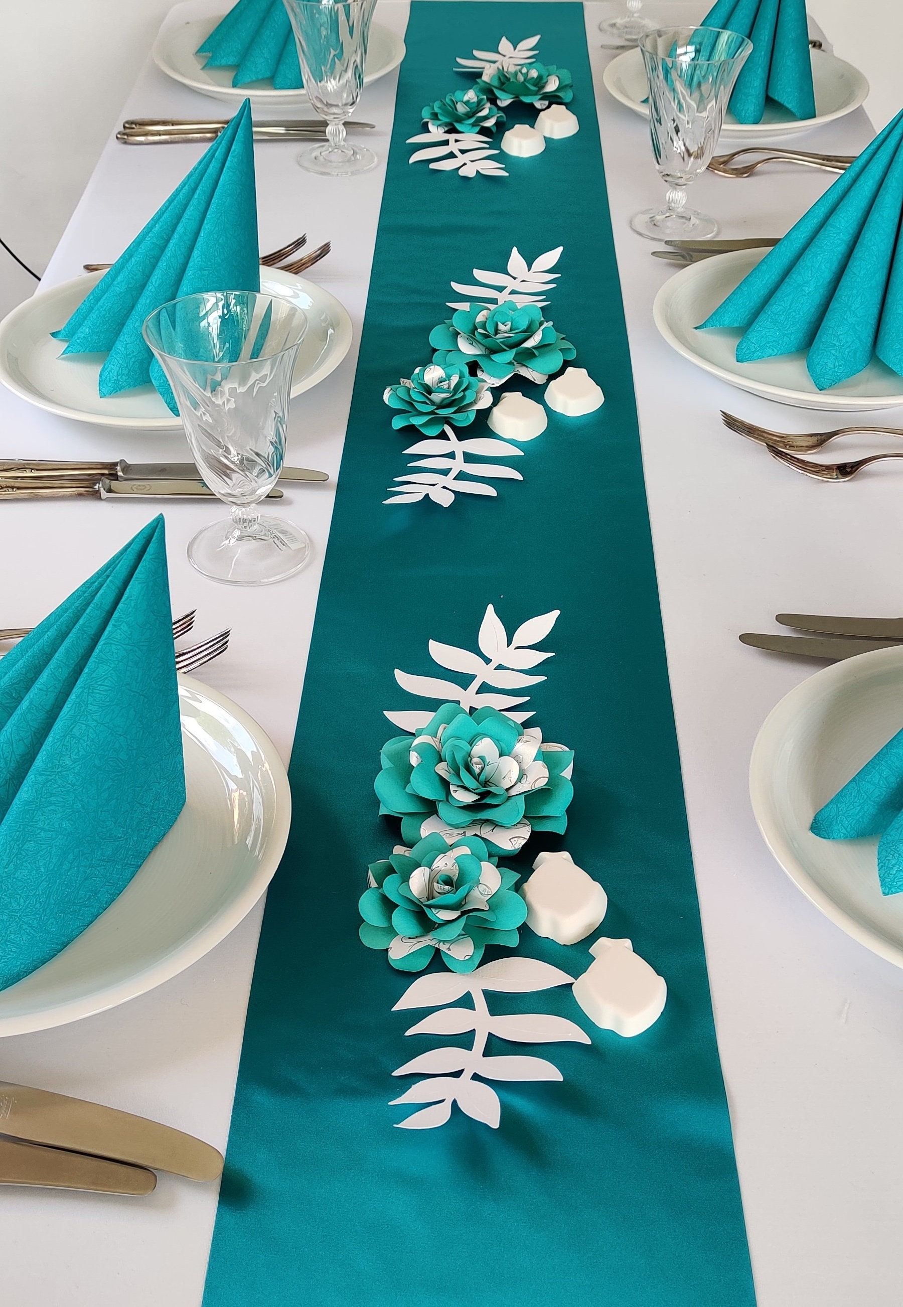 Lot De 18 Poissons En Bois - Décoration Baptême Bleu Et Blanc