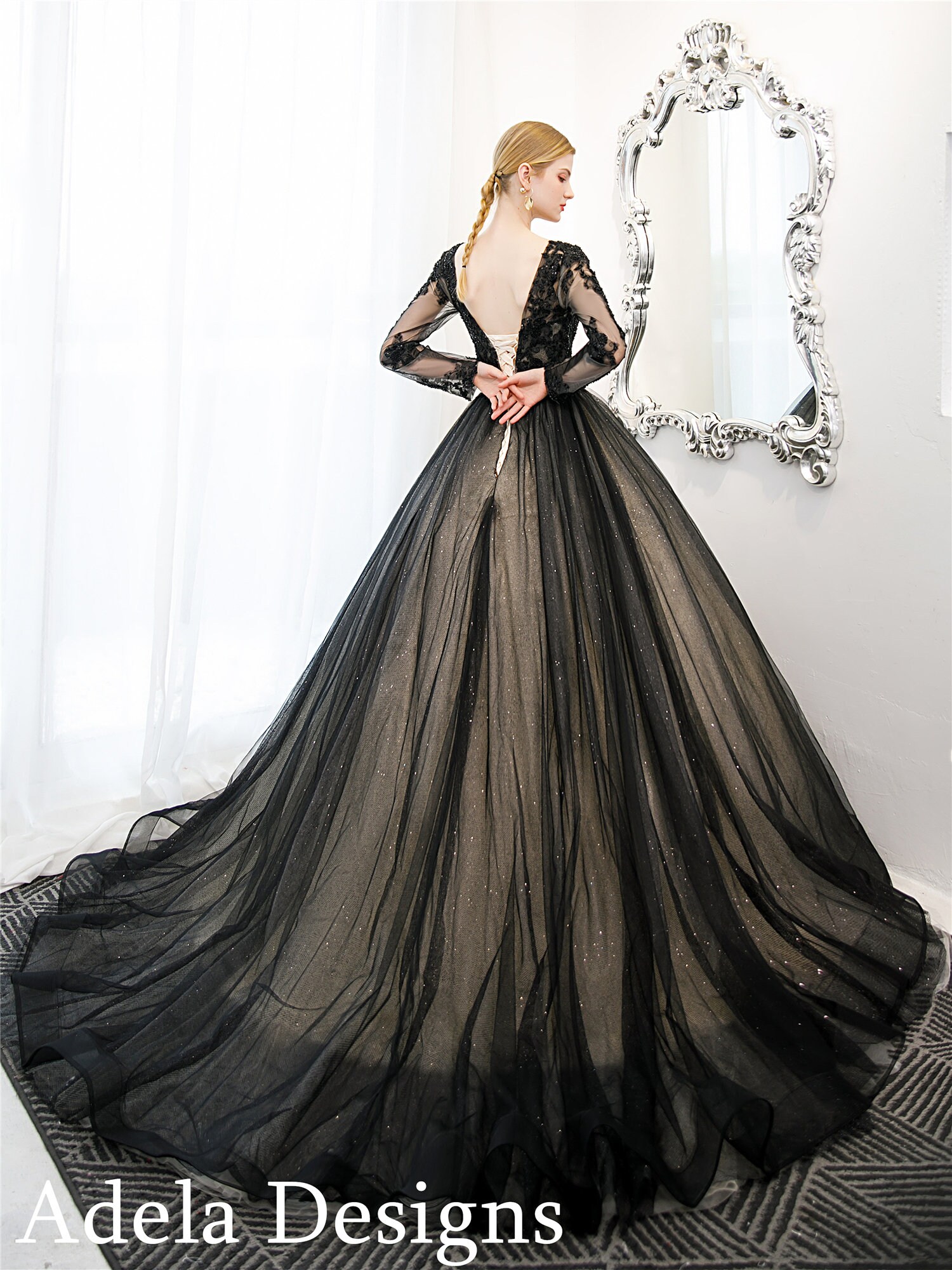 chinese dress ladies Amazon.com: Kivary Sweetheart Mermaid Champagne and Black Lace Long Sheer  Formal Prom Evening Dresses US2 : Clothing, Shoes & Jewelry main image 0