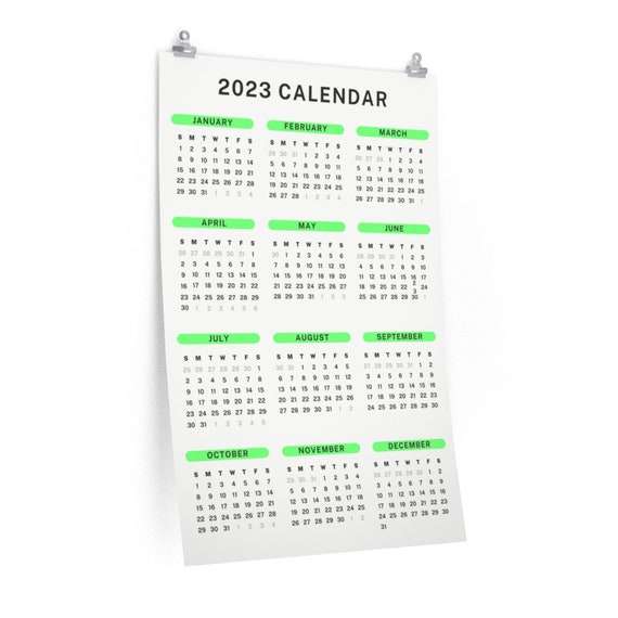 Jmu 2023 24 Calendar 2023 Wall Calendar 24 X 36 | Etsy