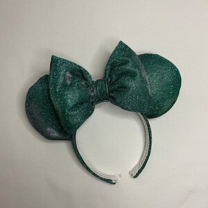 Jade Green Minnie Mouse ears, Minnie ears, Disney ears, Disney headband, Mickey Mouse ears, Minnie Mouse headband, Disney accessories
