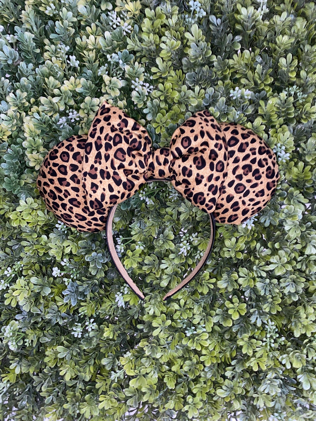 Cheetah Minnie Ears, Animal Print Minnie Ears, Disney Ears, Disney Headband, Mickey Mouse Ears ...