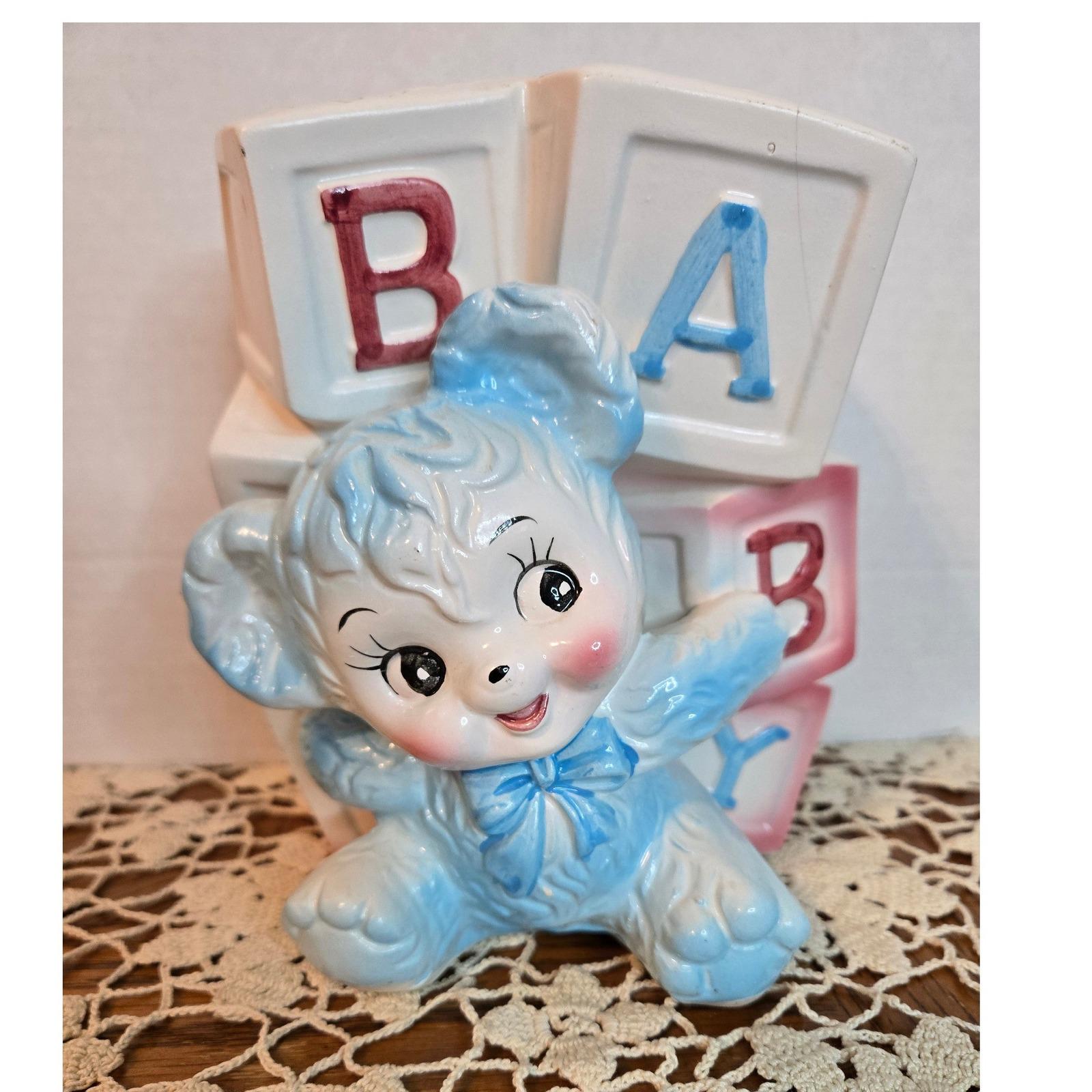 アンティーク雑貨 Baby Block Kind Bear Vase Abc block vase - Etsy 日本