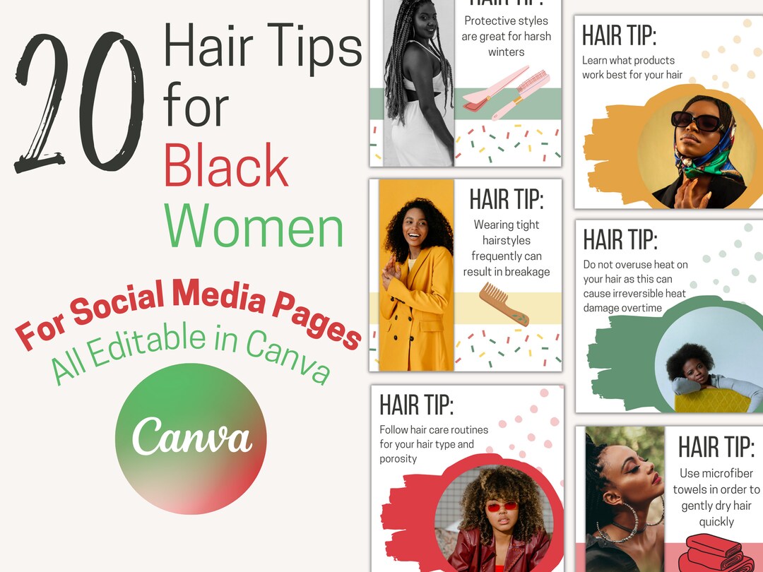 20 Black Hair Care Tips, Black Owned Business Posts, Black Empowerment
