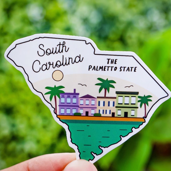 thumbnail interactive-video image 1 of South Carolina Stickers Police Blue Line SC State Flag Car Window 1 of 12