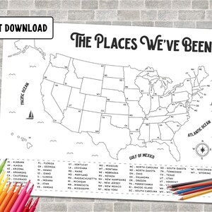 Map Of The Places We've Been, World Map Showing The Countries I've