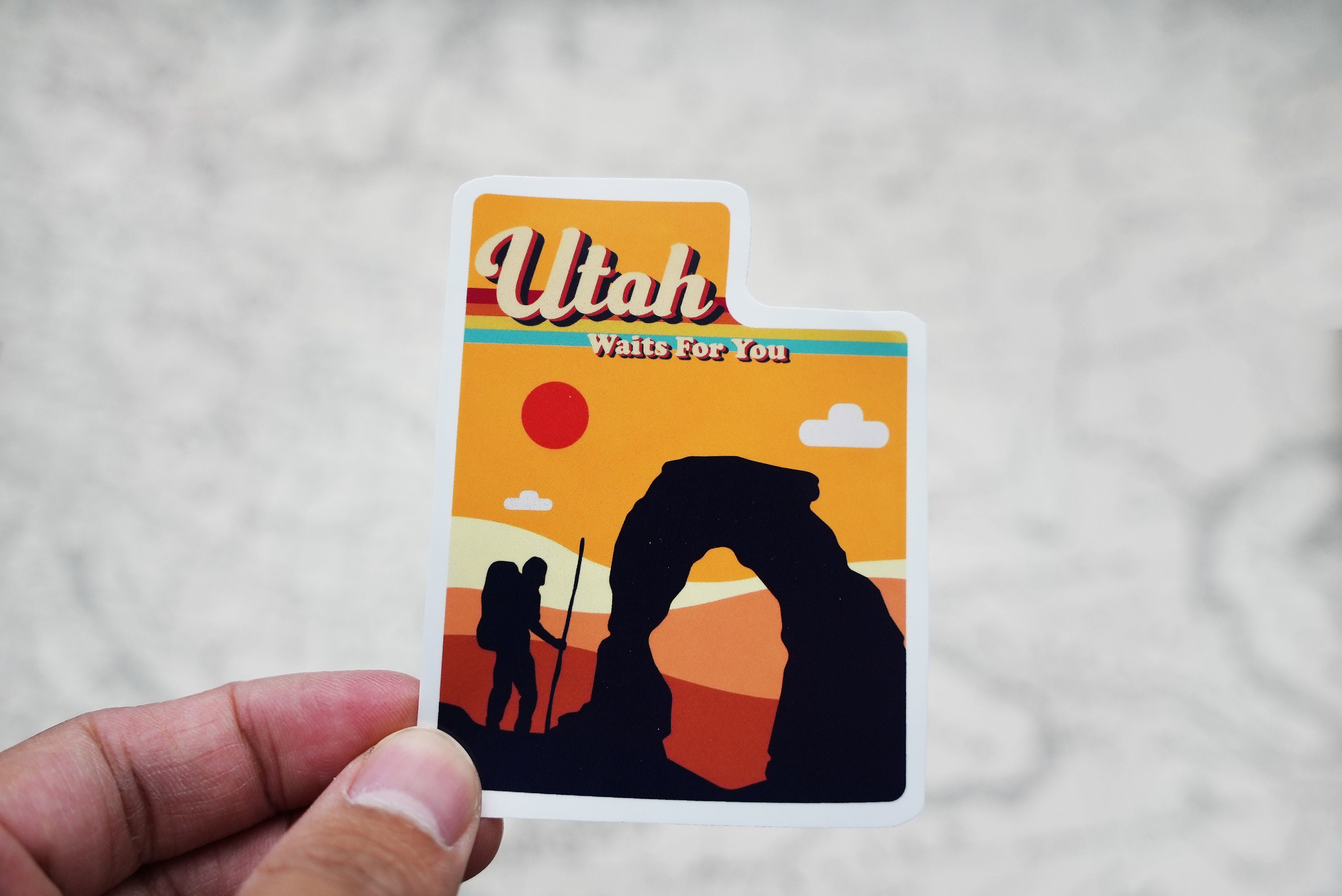 Uintah Sticker Utah State Sticker, Stickers for Laptop, Phone Case, Scrapbook, Planner ...