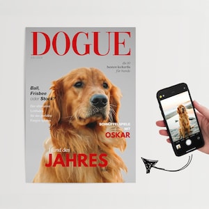 Personalisiertes Hundeposter, Hund Portrait, Geschenk für Hundeliebhaber, Für Hundebesitzer, Hund Foto, Bild von Hund, Haustier Poster
