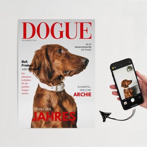 Hunde Poster mit Namen, Personalisiert, Individuelles Hundeposter mit Foto, Hund Bild, Haustier Poster, Bild vom Hund, Haustier Poster
