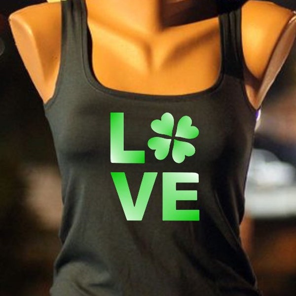 St. Patricks Day Love Kleeblatt  SVG DXF PNG Sublimation Plotterdatei Laserdatei