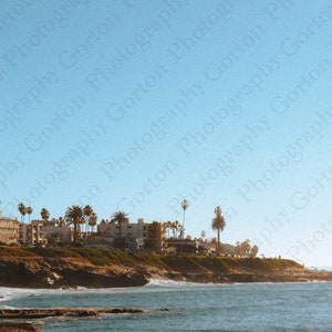 San Diego coastline vintage digital download - multiple ratios included, 300 dpi