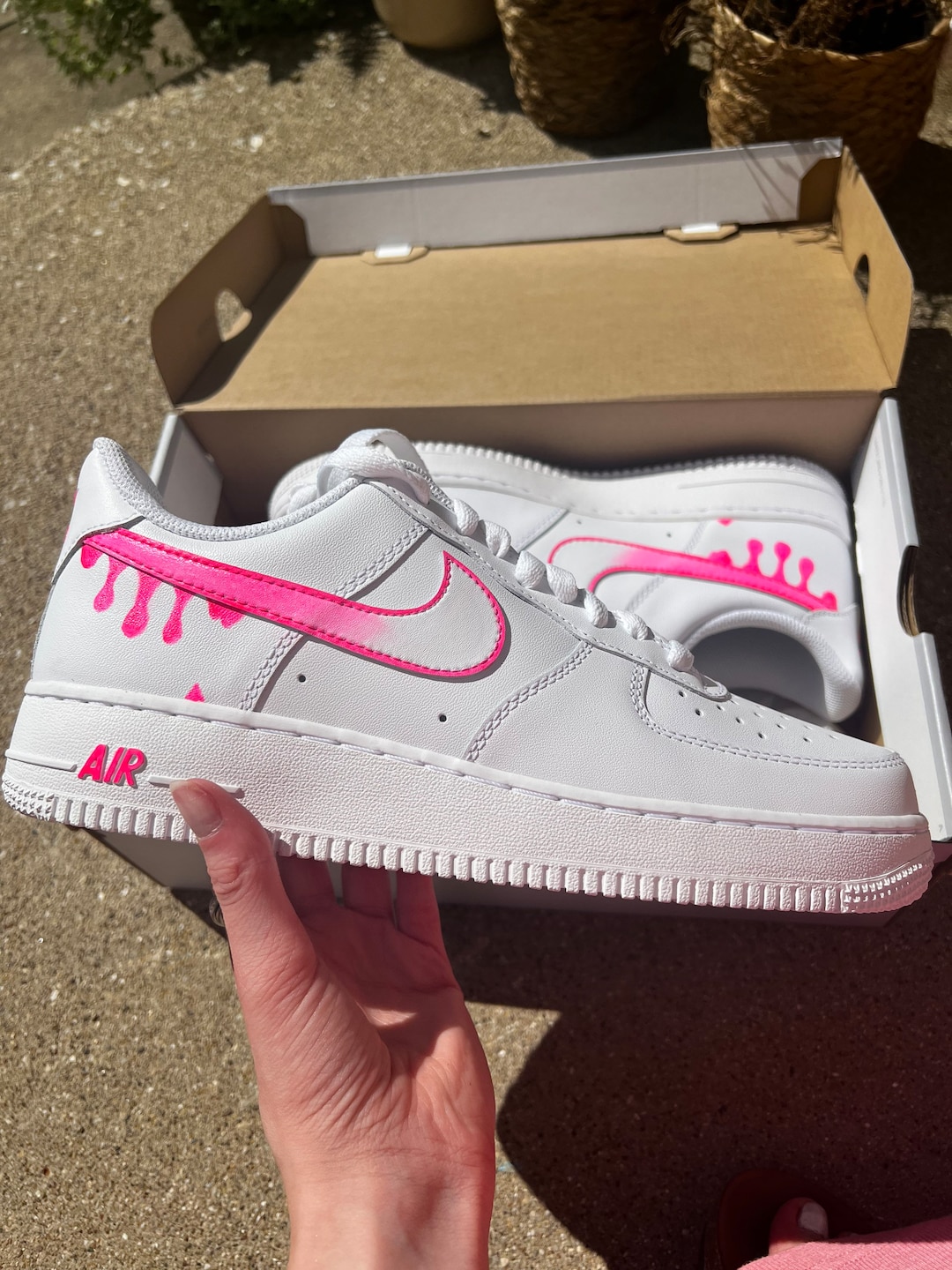 pale ivory digital pink af1