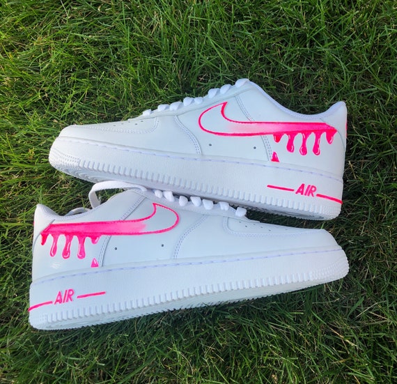 custom pink af1