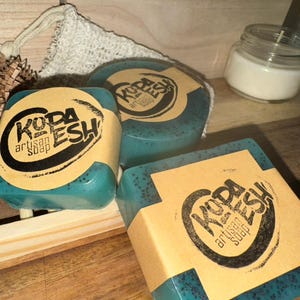 Handmade Gift, Personalized Organic Soap, Artisan Lavender Soap, Soap Gift Set, Wedding Favors, Custom Scented Soap