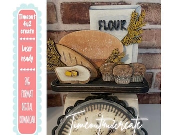 Scale Bread Display home decor/kitchen, cooking, stove/digital download/the scale is sold separately