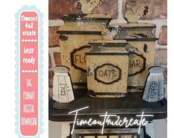 Scale Canister set Display/kitchen, cooking, home decor/digital download/the scale is sold separately