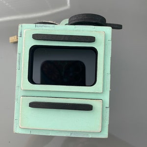 Stove Ornament svg digitaler Download-Datei Mit dieser Datei erhalten Sie einen Miniatur-Herd, den Sie an Ihren Baum hängen oder in einem stöckigen Tablett verwenden können