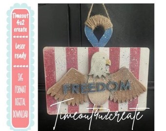 Cutting Board Freedom Eagle/birthday, country, flag, independence/digital download