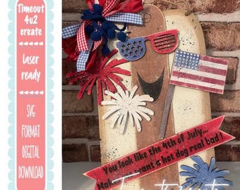 4TH of July Hot dog/celebration, fireworks/digital download