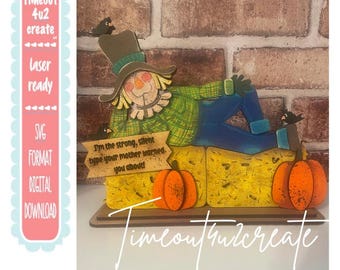 Sexy Scarecrow, Fall, Halloween, home decor (digital download)