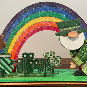 Pick your Luck leprechaun/svg digital download file/measures 12x7 1/2 this cute display would brighten any sheep, mantel or table.