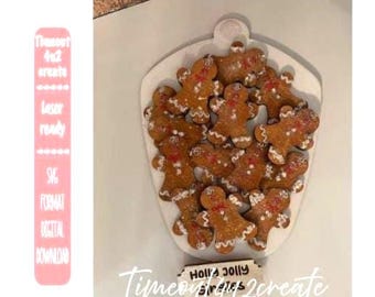 Candy Jar Gingerbread Men Interchangeable/digital download/file in set sold separately