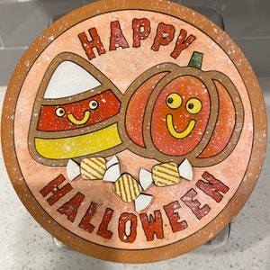 Candy Jar Halloween Lid/svg digital download file/this lid is for a 4 inch opening candy jar for Halloween