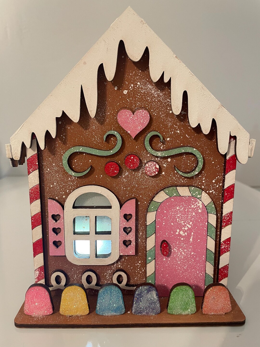 3D Gingerbread House Christmas Decor SVG Digital Download File - Etsy
