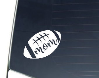 Football Mom Vinyl Decal Car Sticker