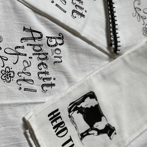 Kitchen tea towels
