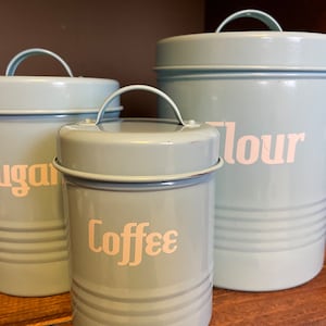 Antique canister set of 3