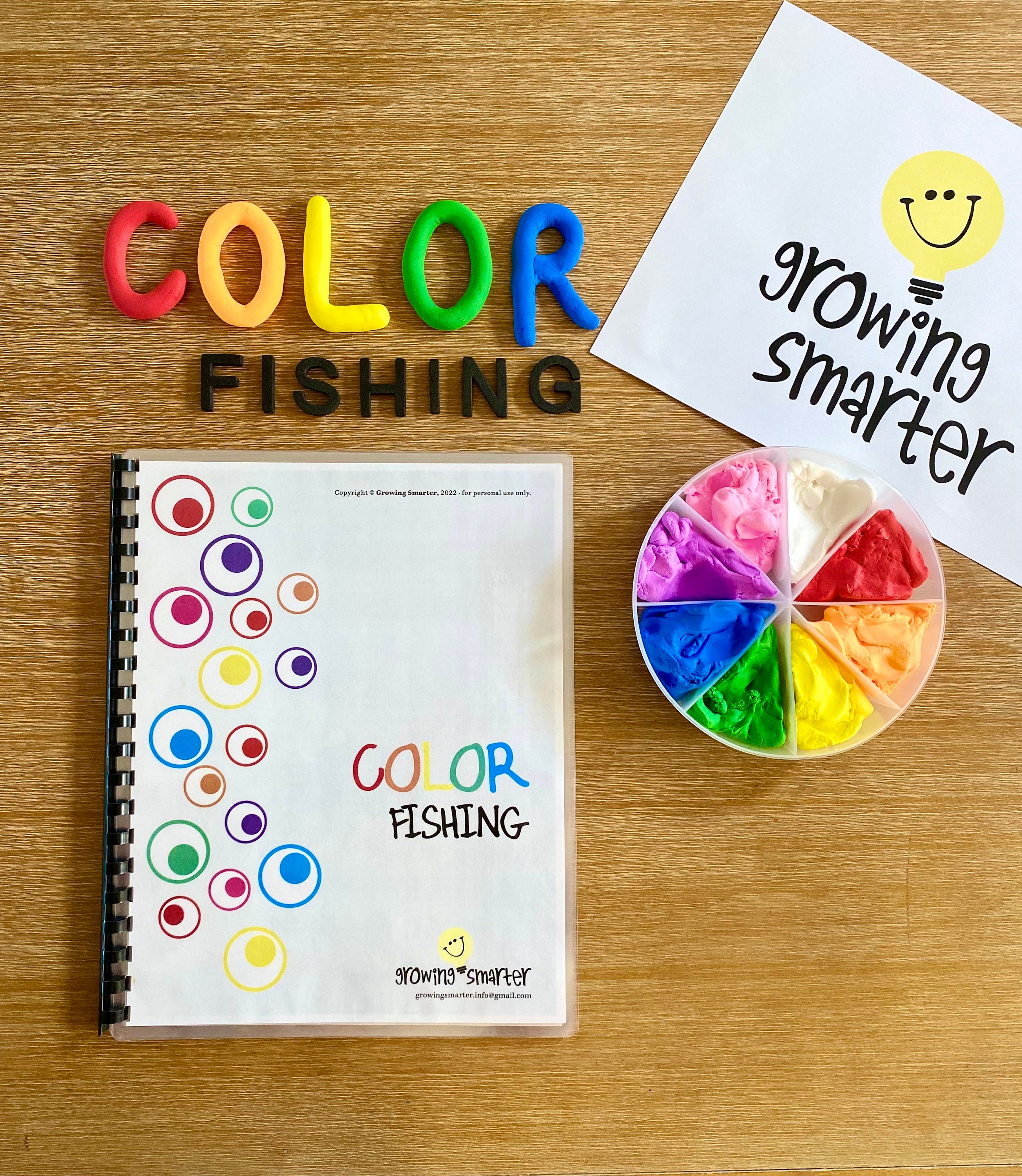 Color Fishing Activity Book, Educational Learning Resources