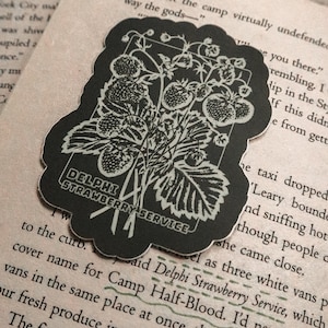 Delphi's Strawberry Service Sticker inspired by PJO.