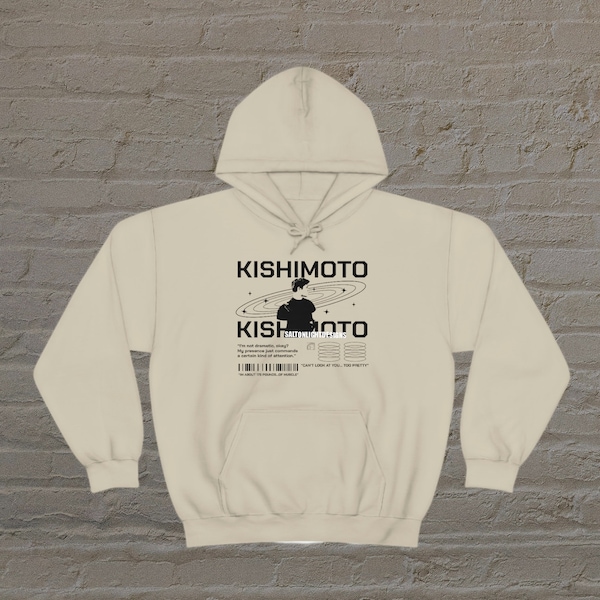 Kishimoto Hoodie inspired by Shatter Me, Kenji Kishimoto