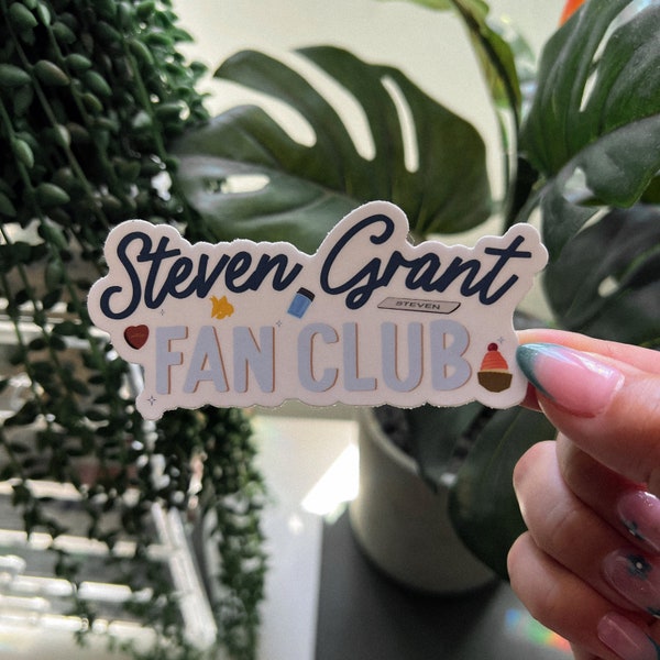 Steven Grant Fan Club Sticker inspired by Marvels Moon Knight, Mark Spector