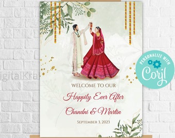 Wedding Welcome sign Indian as Hindu Wedding signs, Indian Wedding signs & Hindu Wedding signs, Indian Wedding decor as Indian Welcome signs