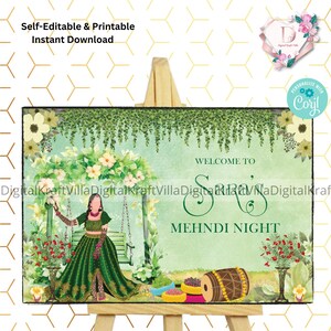 Mehndi Welcome signs & Mendhi decor sign Umbrella, Mehndi Signs as Mehndi poster, Mendhi Umbrella Desi decor as Mehendi signs, Mendhi signs