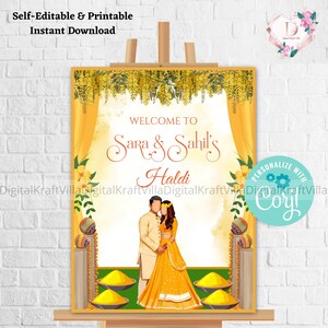 Haldi decor signs as Pithi signs,Haldi poster as Welcome to Haldi Signs & Haldi Welcome Signs,Wedding Haldi signs as Haldi decoration Pithi