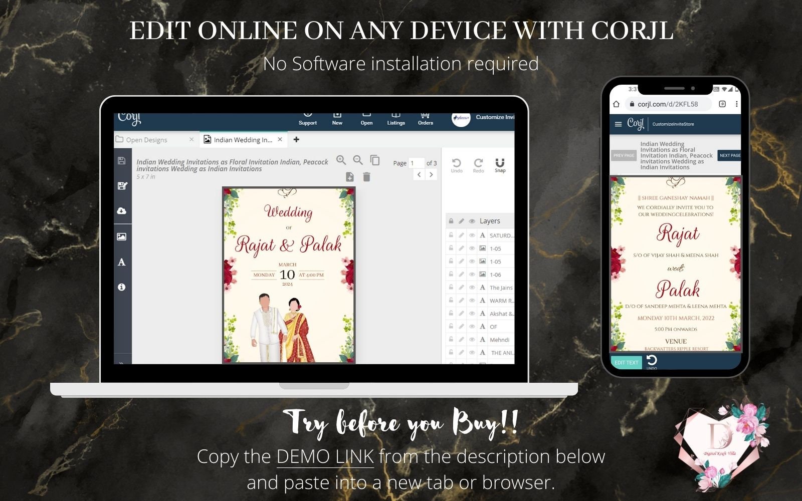 Tamil Wedding Cards, Tamil Wedding Invites & South Indian Wedding