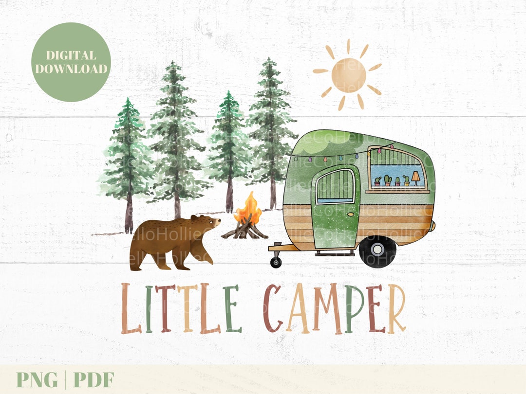 Camping PNG Camping Sublimation Design Kids Camping Png - Etsy