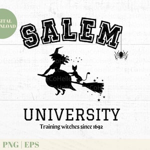 Salem University PNG SVG, Sublimation Design, Instant Download, Digital Download, Halloween PNG