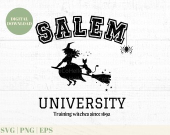 Salem University PNG SVG, Sublimation Design, Instant Download, Digital Download, Halloween PNG