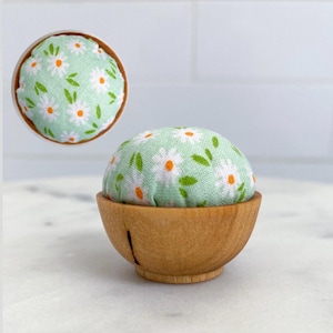 Mini alfiletero para afilar agujas: relleno de arena de esmeril, hecho a mano