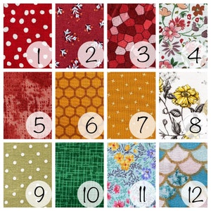 Mini Emery Sand Filled Pincushion Assorted Fabric Collection image 6