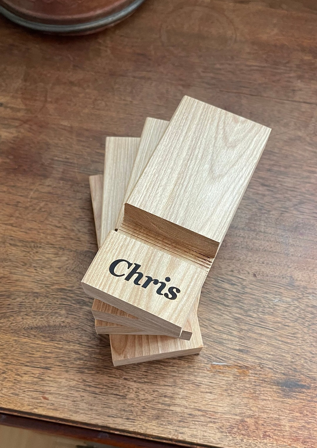 Personalized Wood Phone Stand Etsy