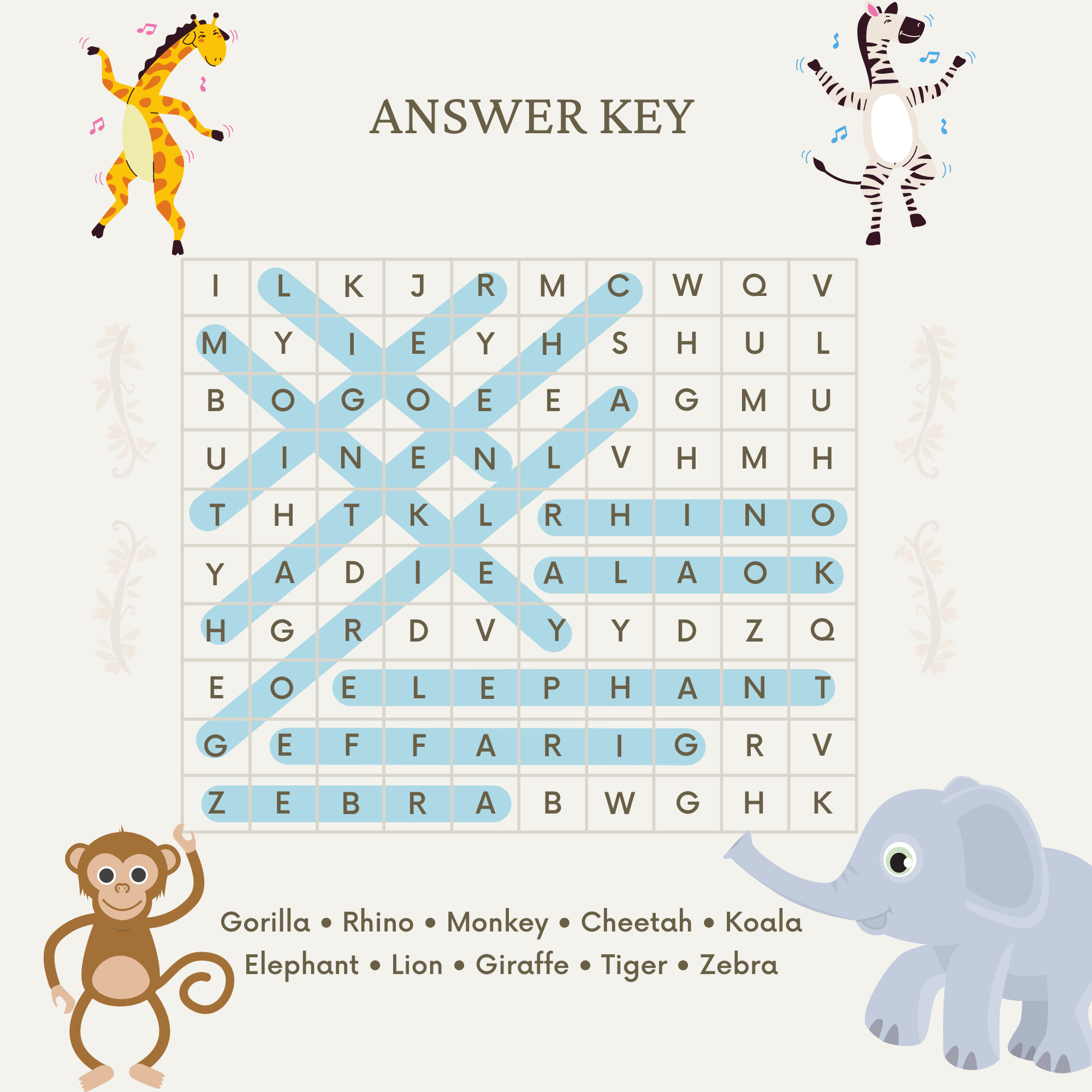 jungle-animal-word-search-answer-key-for-children-printable-can-your-kids-find-the-animals-education-on-tigers-monkeys-and-more-etsy for Free Printable Animal Word Search Jungle Animal Word Search + Answer Key for Children Printable | Can Your Kids Find the Animals? | Education on Tigers, Monkeys and More - Etsy for Free Printable Animal Word Search