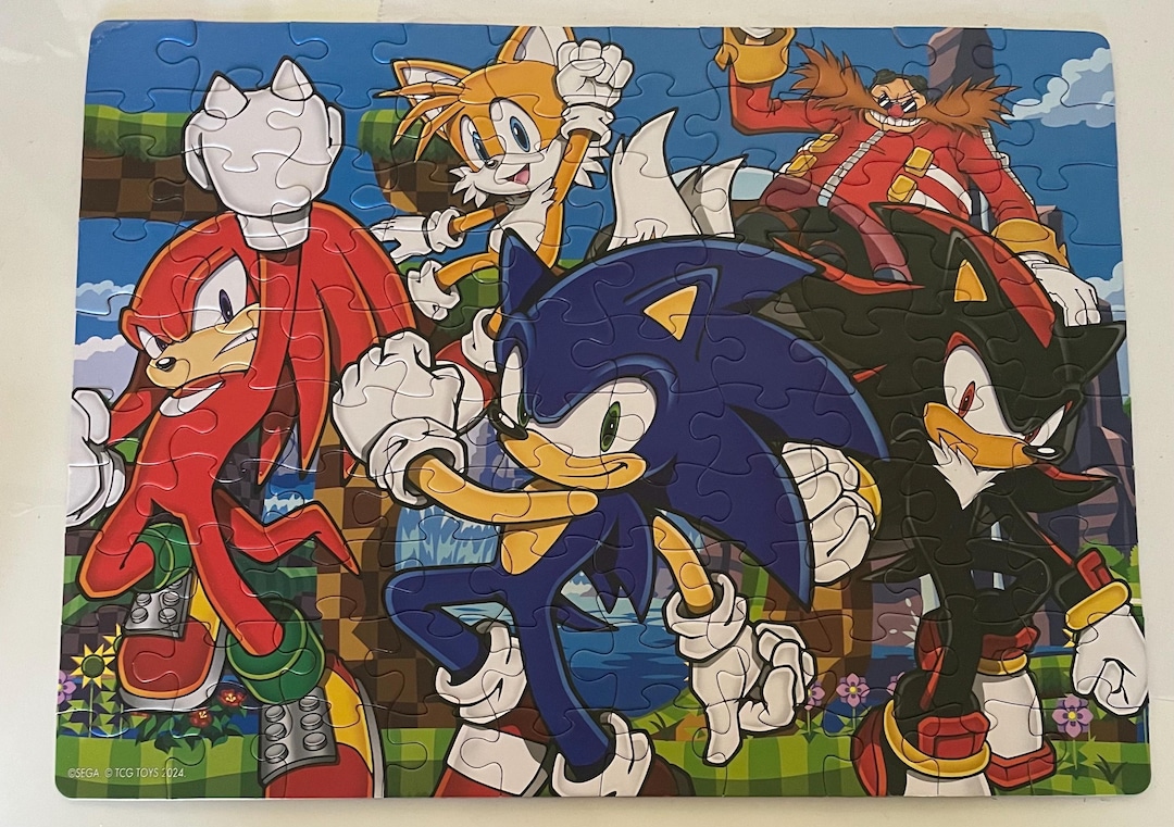 Sonic The Hedgehog Sonic, Tails, Knuckles, Shadow, Dr. Eggman